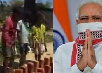 சமூக விலகல் குறித்து சிறுவர்களின் வீடியோ பகிர்ந்த மோடி ! சிறுவர்களுக்கு குவியும் பாராட்டு