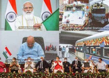 அன்று மோடியாக டீ விற்ற வாத் ரயில் நிலையம்! இன்று பிரதமர் மோடியாக புனரமைக்கப்பட்ட வாத் ரயில் நிலையத்தை திறந்துவைத்தார்!