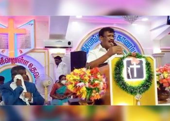 கிறிஸ்தவர்களின் வலிமையான ஜெபத்தால் தான், திமுக ஆட்சிக்கு வந்துள்ளது! சொன்னது பல்வளத்துறை அமைச்சர் நாசர்!