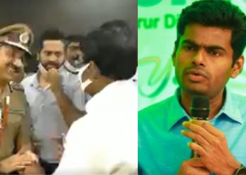 அன்றே சொன்ன அண்ணாமலை – அமைச்சரிடம் ஆசி கேட்ட காவல்துறை ஆணையர்..!