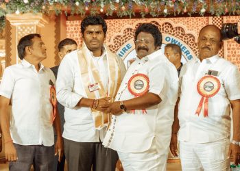 கோவையில் நடைபெற்ற நிகழ்வில் கலந்துகொண்ட பாஜக தலைவர் அண்ணாமலை.